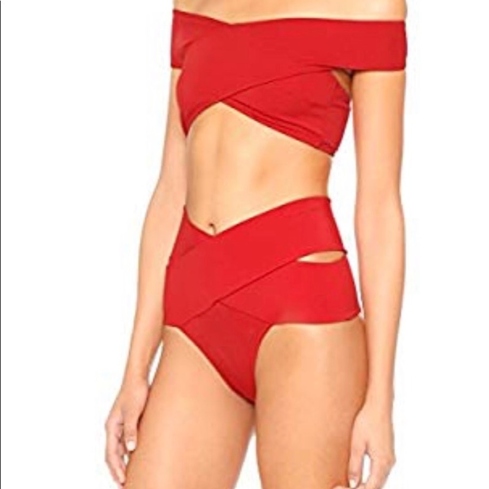 Off the shoulder bathing suit